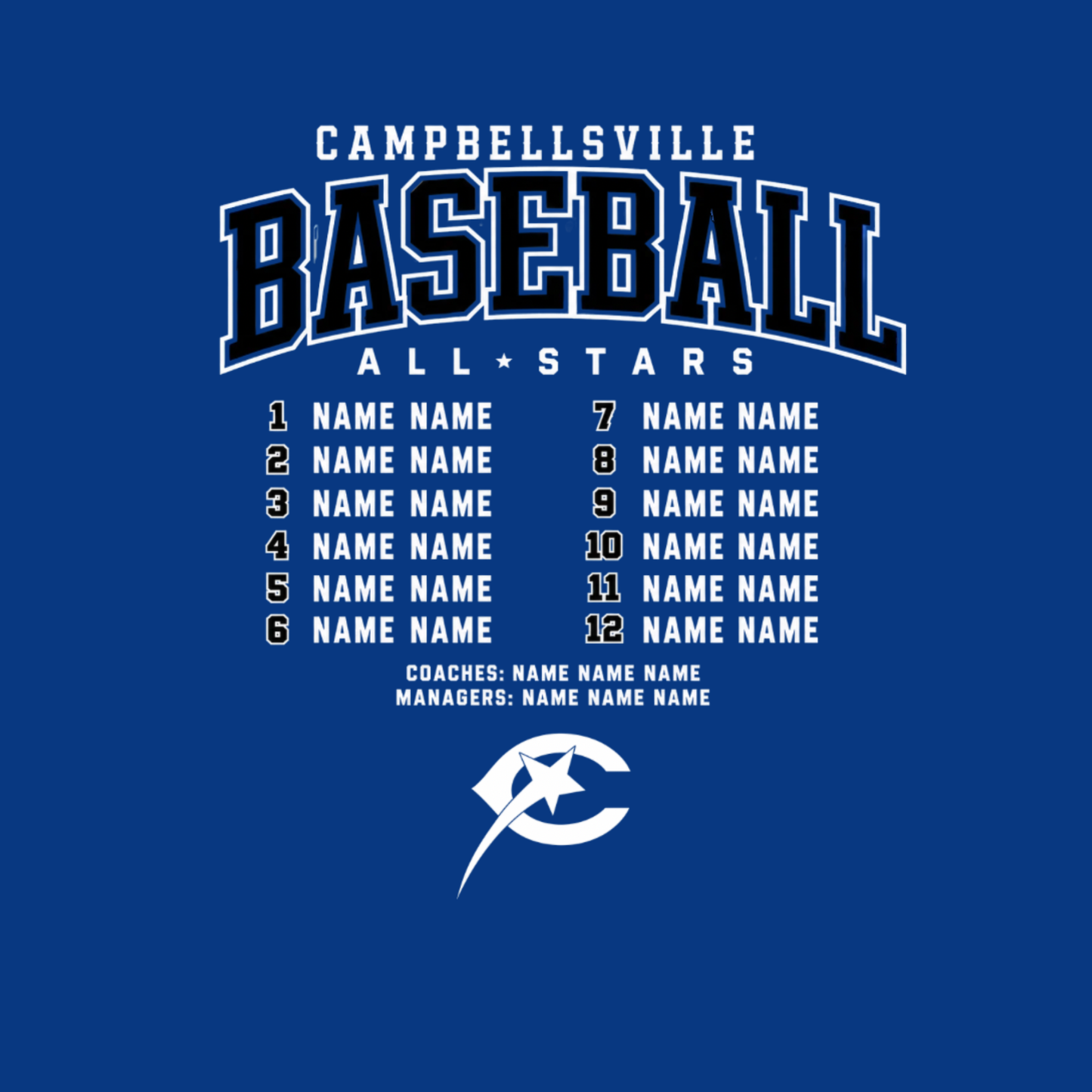 C-Ville All-Stars District Cotton T-Shirt