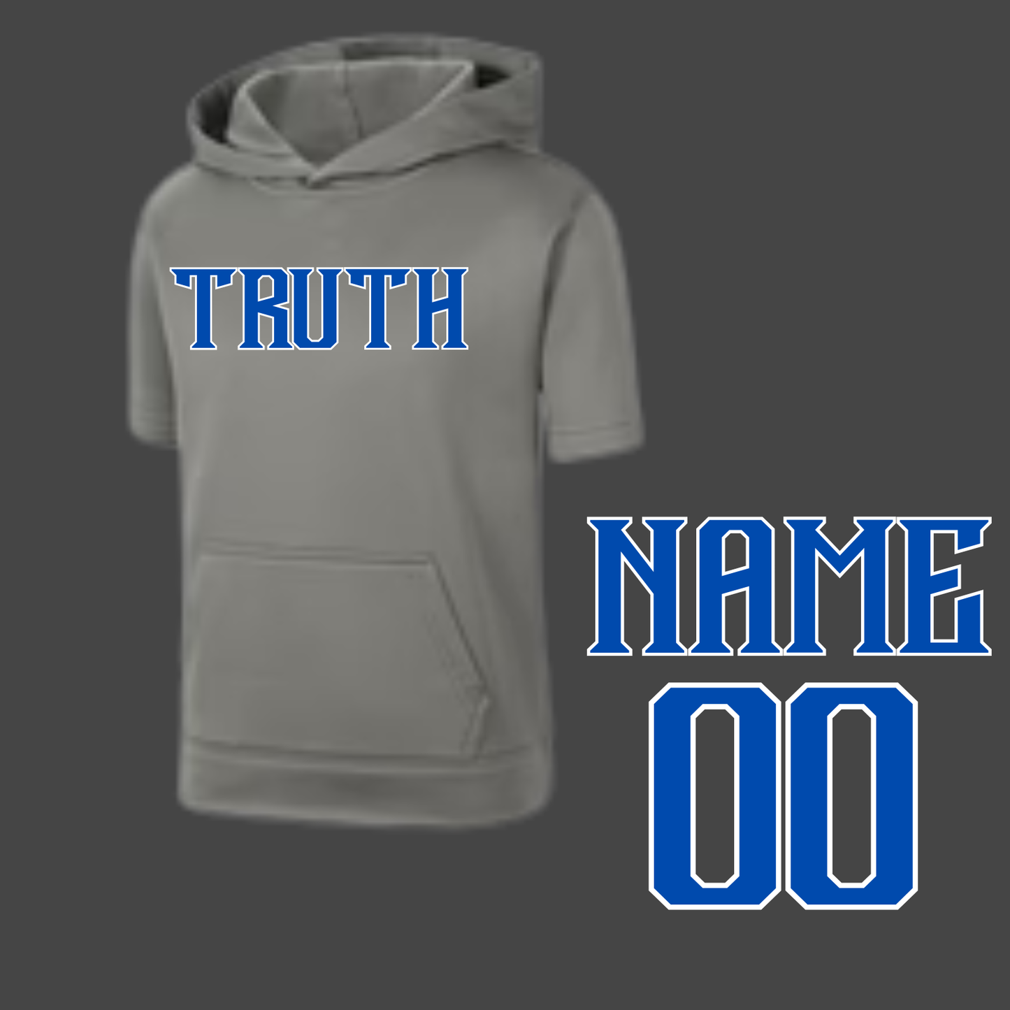 Truth Short Sleeve Hooded Sweatshirt