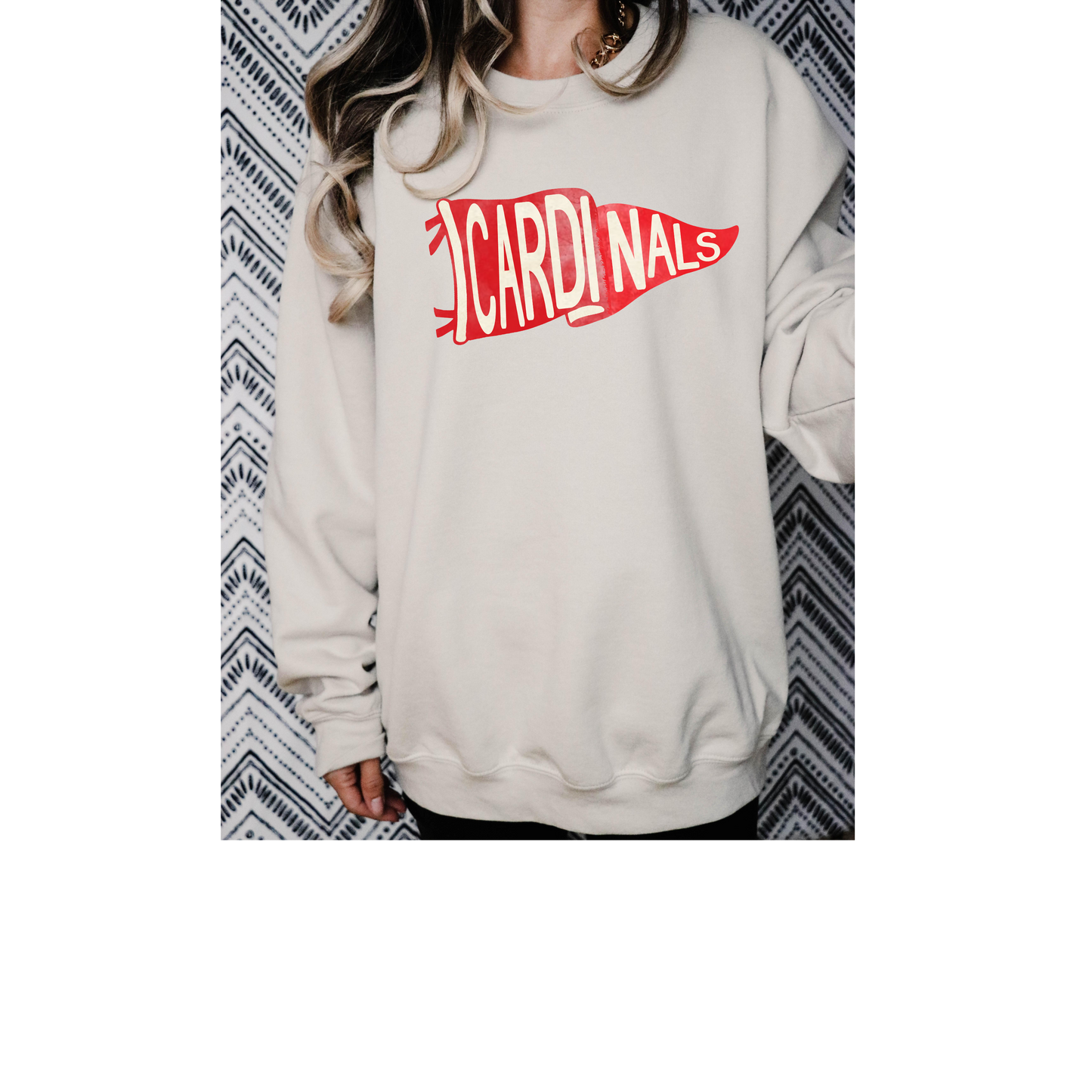 Cardinals Pennant Crewneck-Gildan