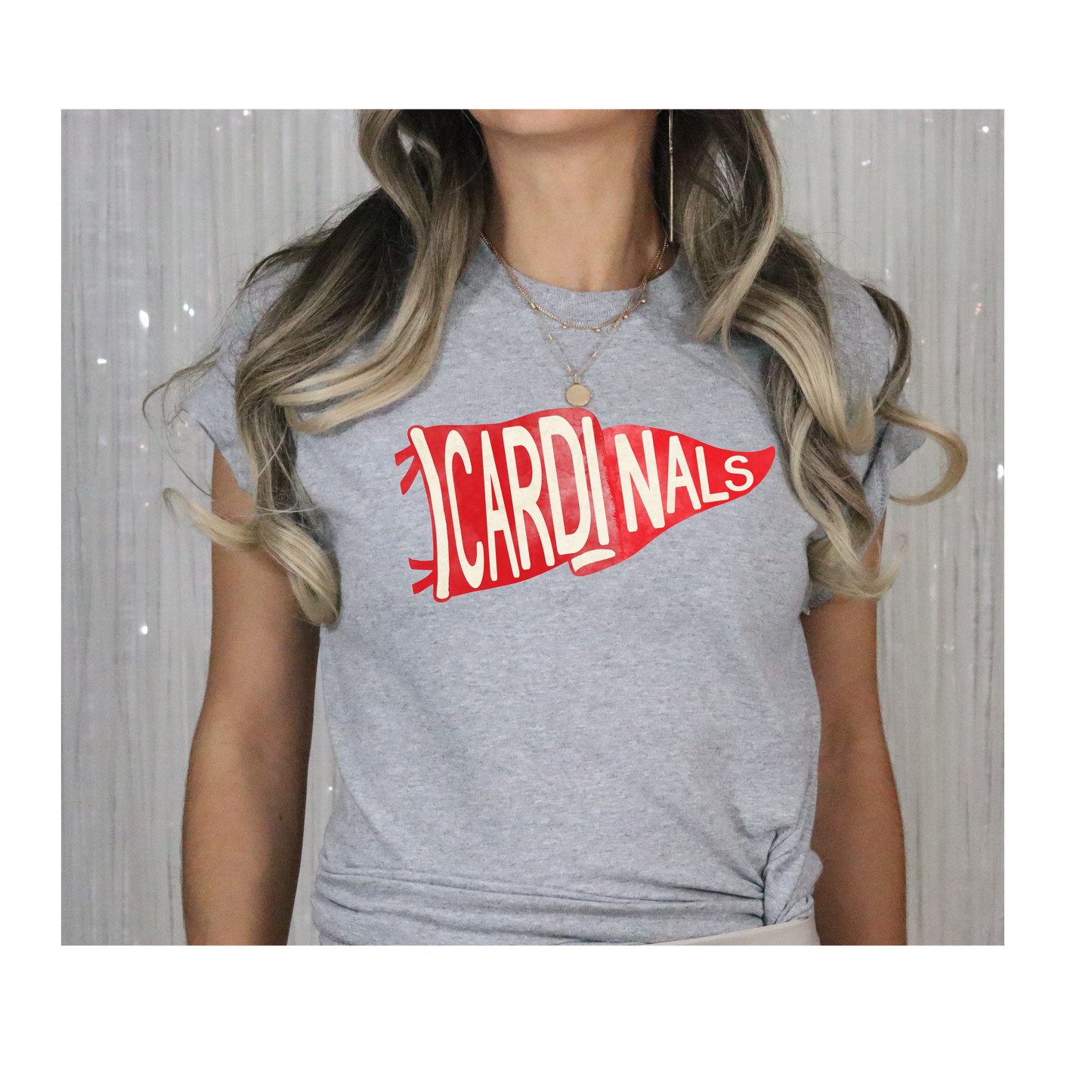 Cardinals Pennant Tee-Gildan