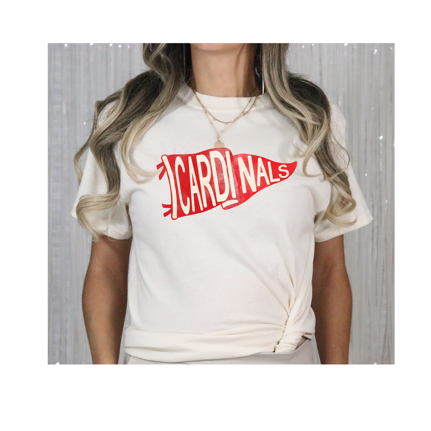 Cardinals Pennant Tee-Gildan