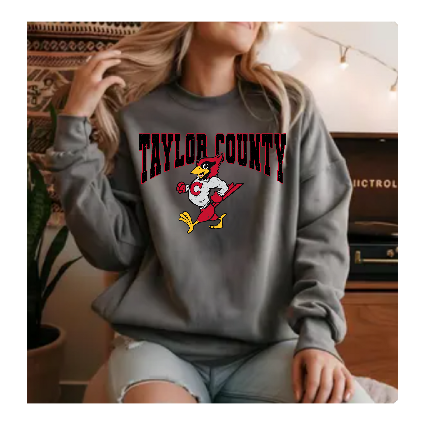 Vintage Taylor County Crewneck-Gildan