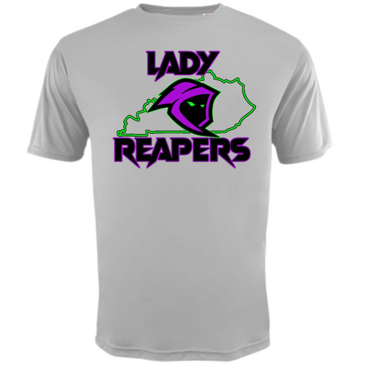 Lady Reapers YOUTH A4 Performace T-Shirt (Silver)