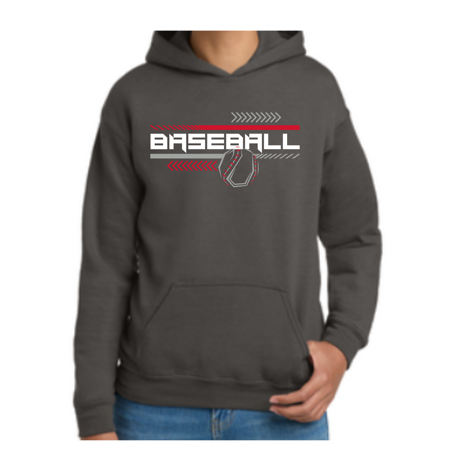 Dirt Dawgs Baseball Hoodie-  Gildan