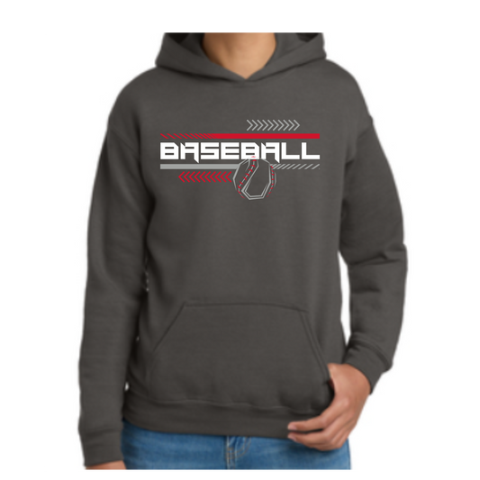 Dirt Dawgs Baseball Hoodie-  Gildan