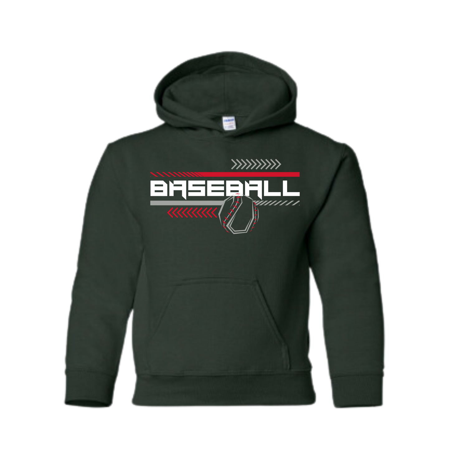 Dirt Dawgs Baseball Hoodie-  Gildan