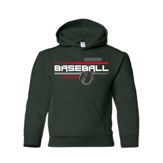 Dirt Dawgs Baseball Hoodie-  Gildan