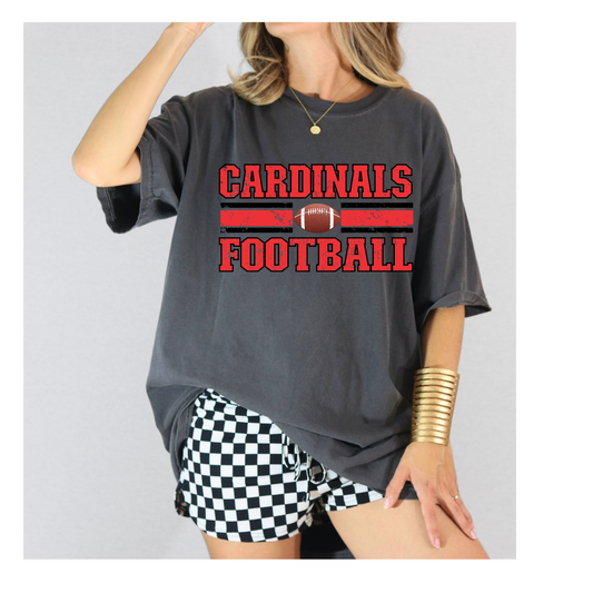 Vintage Cardinal Football Tee