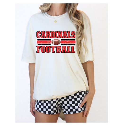 Vintage Cardinal Football Tee