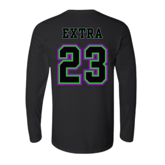 Lady Reapers YOUTH A4 Performace Long Sleeve  T-Shirt (Black)