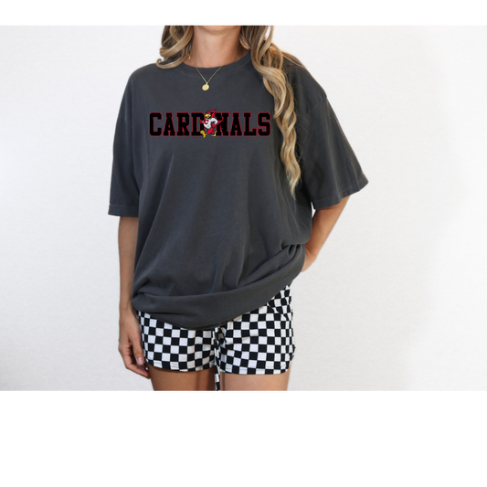 Vintage Cardinal Tee -Comfort Colors