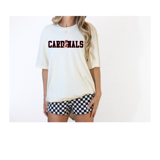 Vintage Cardinal  Tee -Comfort Colors