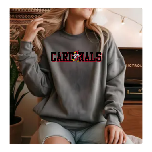 Vintage Cardinals Crewneck-Comfort Colors