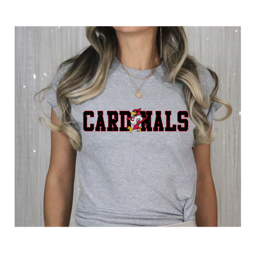 Vintage Cardinals Tee -Gildan