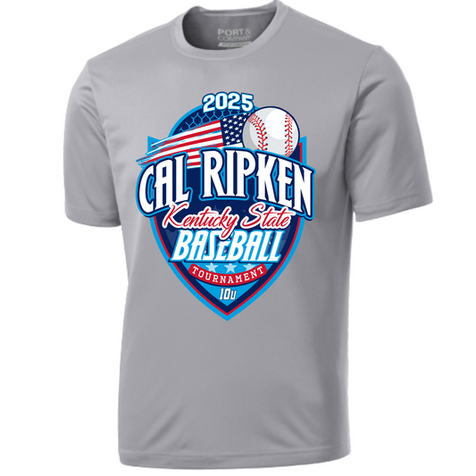 10U Cal Ripken State Dri Fit Shirt- SILVER