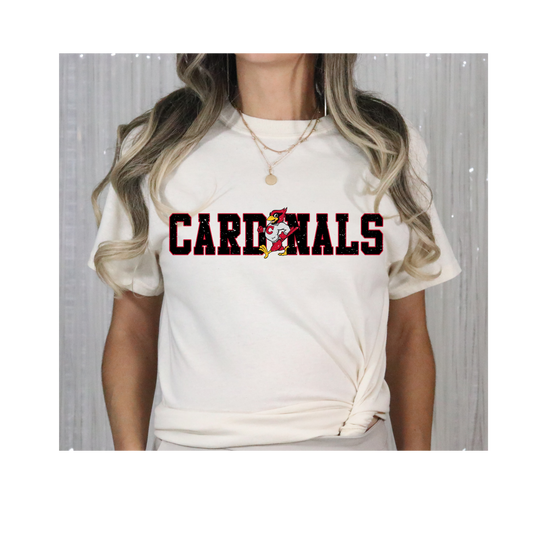 Vintage Cardinals Tee -Gildan