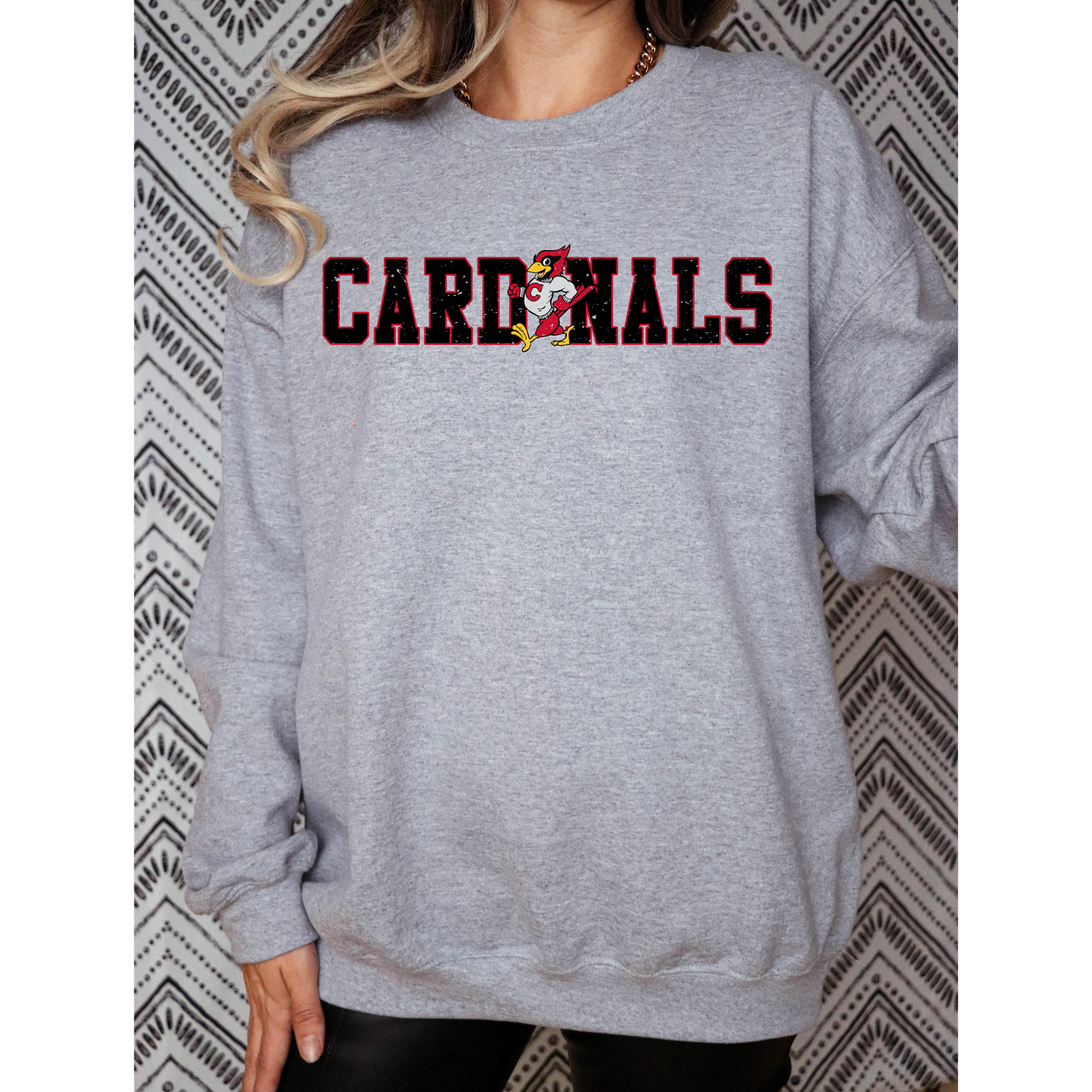Vintage Cardinals Crewneck-Gildan