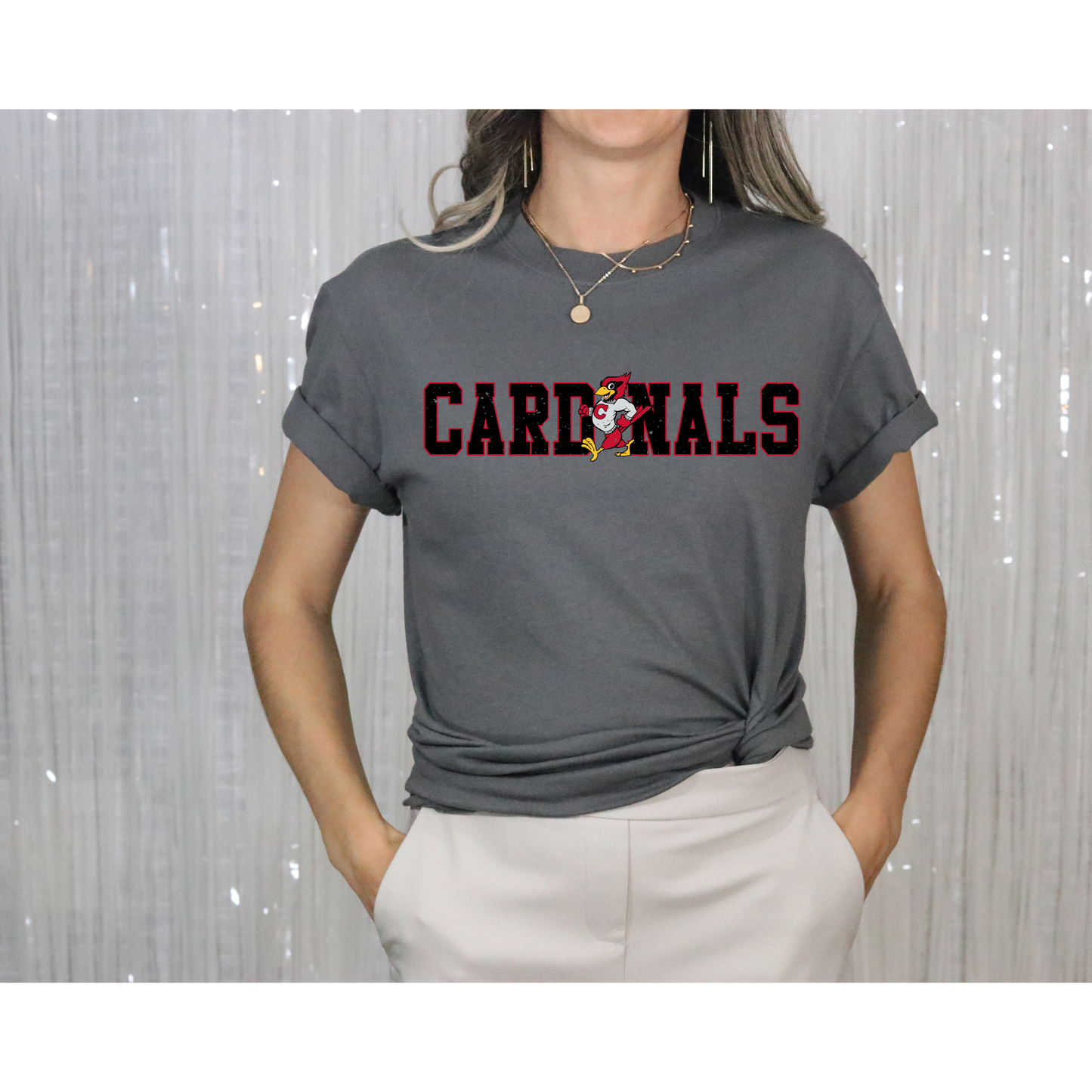Vintage Cardinals Tee -Gildan