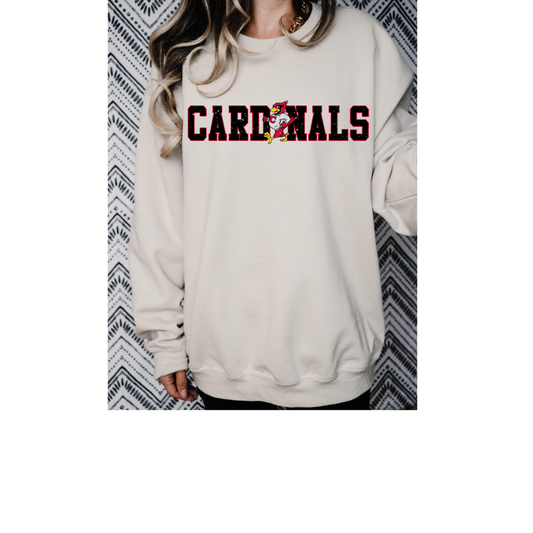 Vintage Cardinals Crewneck-Comfort Colors