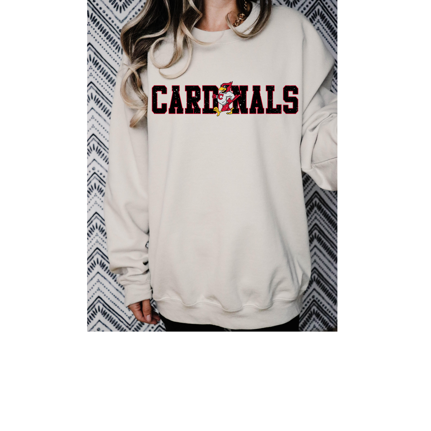 Vintage Cardinals Crewneck-Gildan