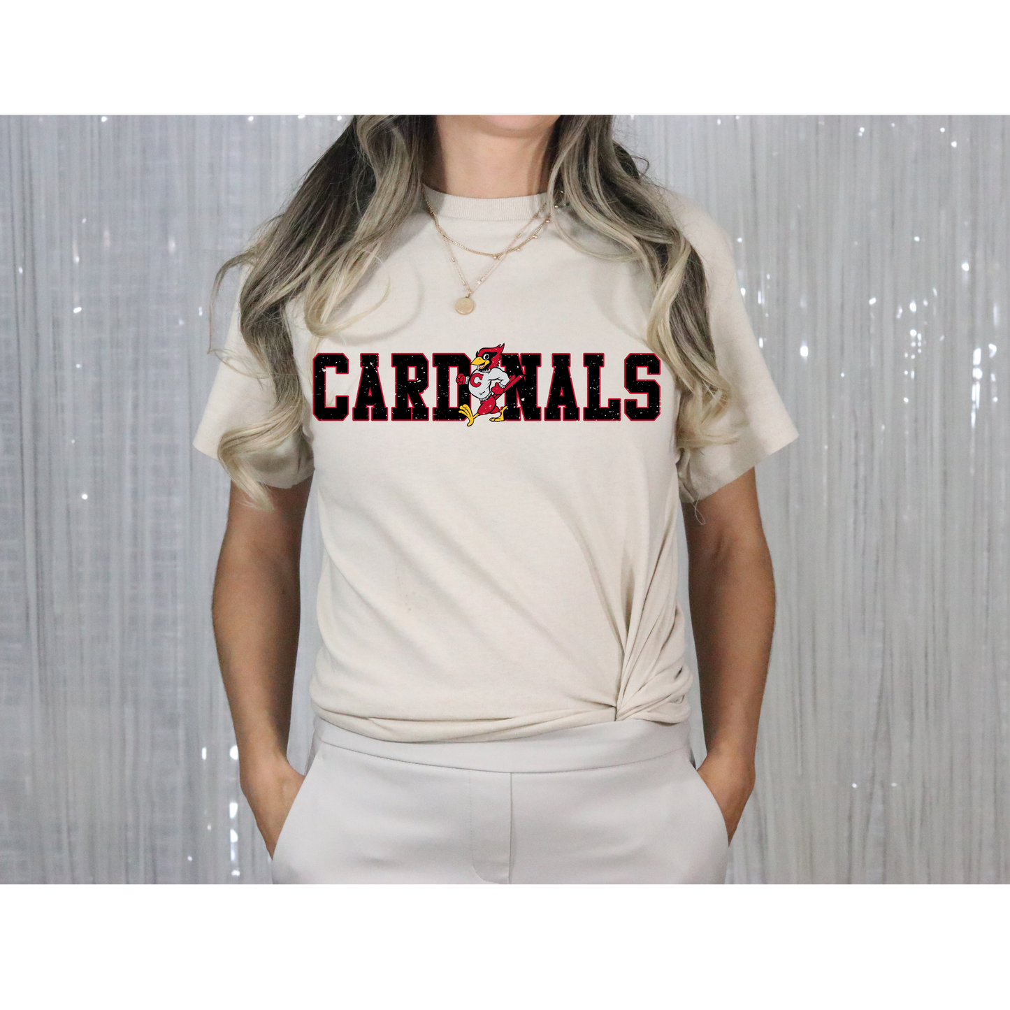 Vintage Cardinals Tee -Gildan