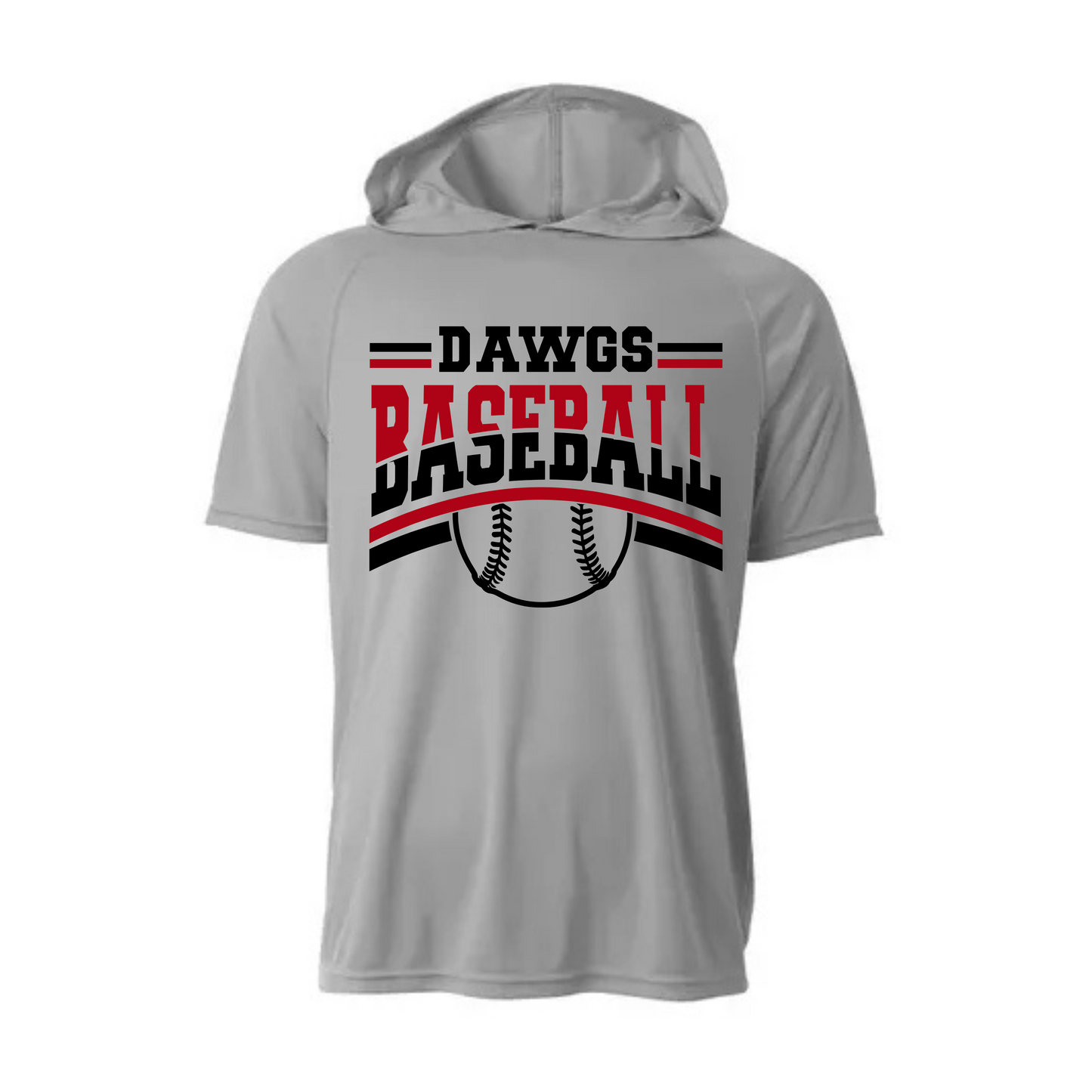 Dawgs Baseball Performance Hooded Shirt