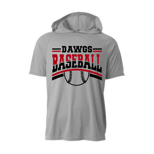 Dawgs Baseball Performance Hooded Shirt