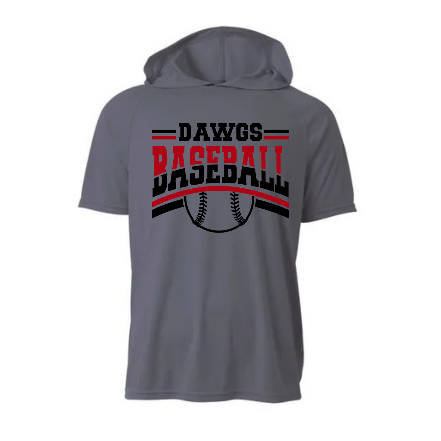 Dawgs Baseball Performance Hooded Shirt