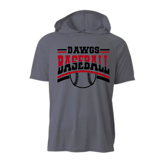 Dawgs Baseball Performance Hooded Shirt