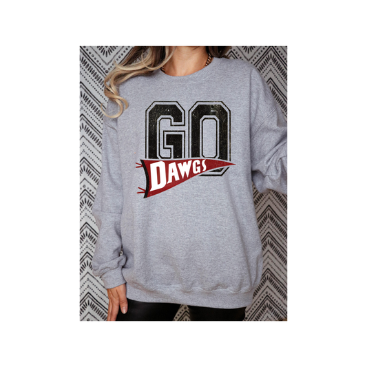 Go Dawgs Classic Crewneck- Gildan