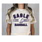 Vintage Eagle Baseball Tee -Gildan