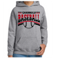 Cardinal Baseball Hoodie-  Gildan