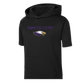 Campbellsville Eagles Mascot Performance Short Sleeve Hooded Sweatshirt