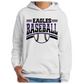 Eagle Baseball Hoodie-  Gildan