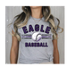 Vintage Eagle Baseball Tee -Gildan