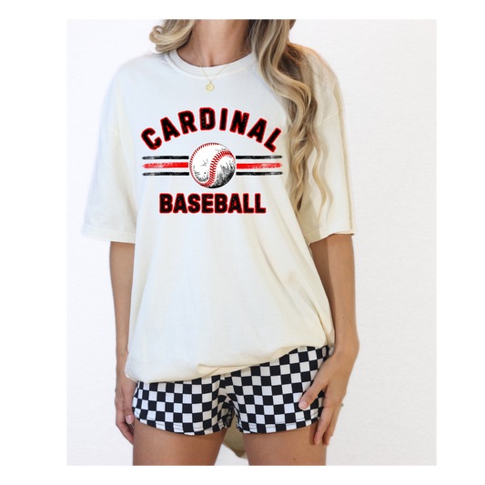 Vintage Cardinals Tee -Comfort Colors