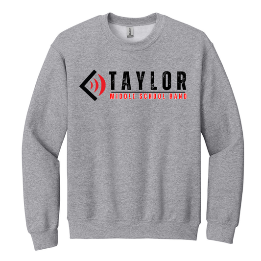 Middle School Band Gildan Soft Style Crewneck Sweatshirt (Grey)