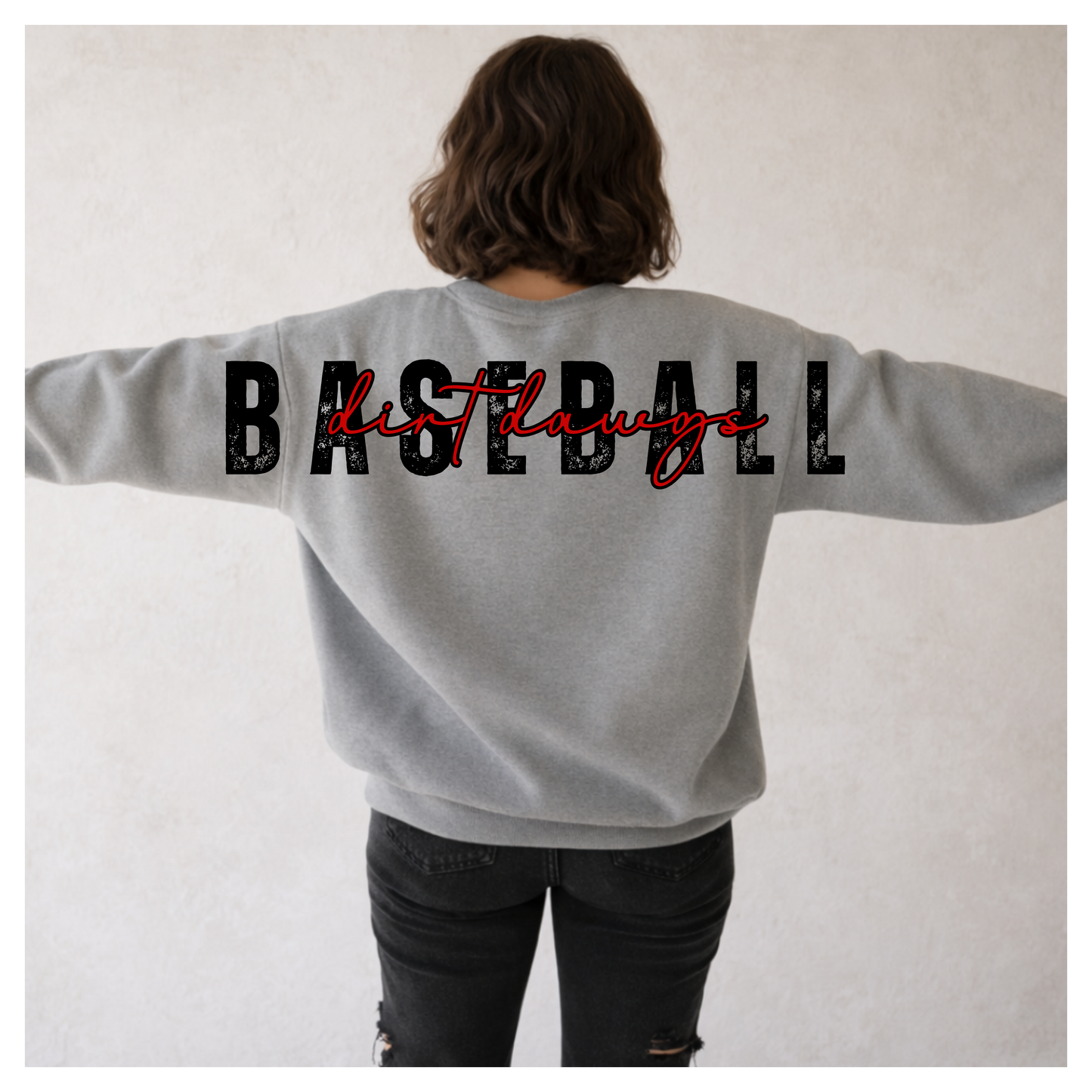 Dawgs Baseball Back Design -Port & Company