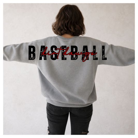 Dawgs Baseball Back Design -Port & Company