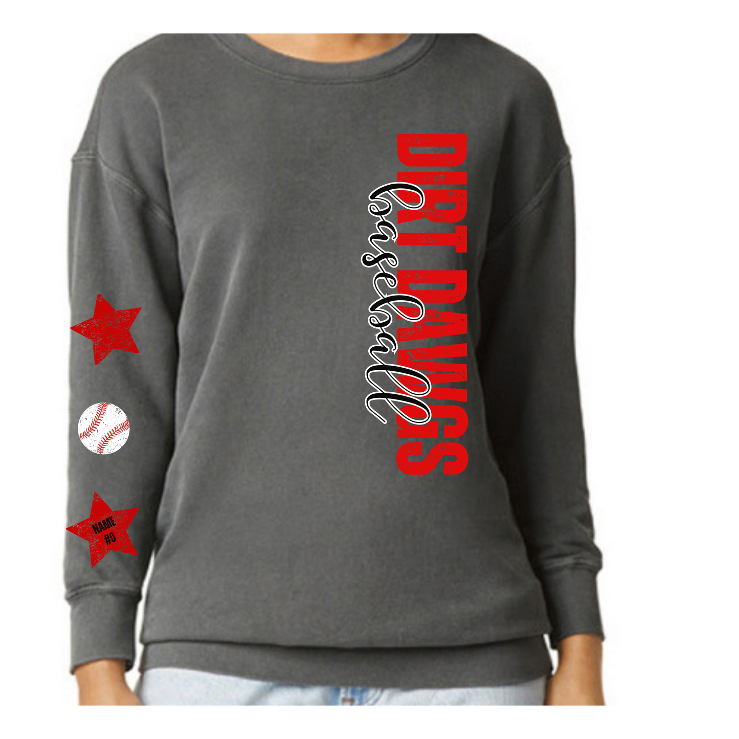 Dirt Dawg Baseball Vertical  Design