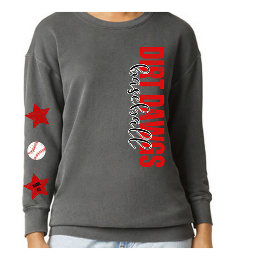 Dirt Dawg Baseball Vertical  Design