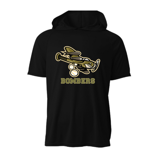Plane Short Sleeve Hooded Sweatshirt
