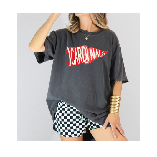 Cardinals Pennant Tee-Comfort Colors