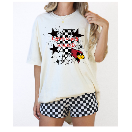 Retro Taylor County Tee-Comfort Color