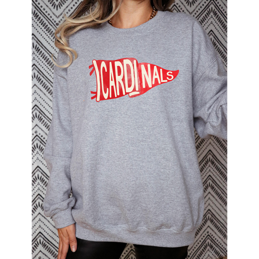 Cardinals Pennant Crewneck-Gildan