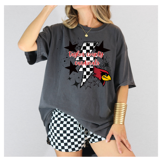 Retro Taylor County Tee-Comfort Color