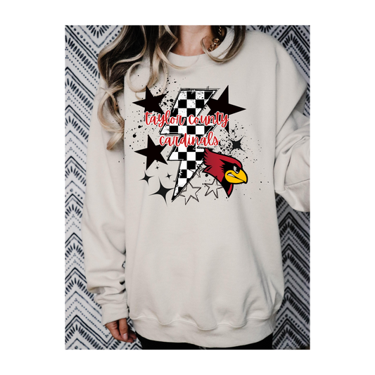 Retro Taylor County Crewneck-Gildan