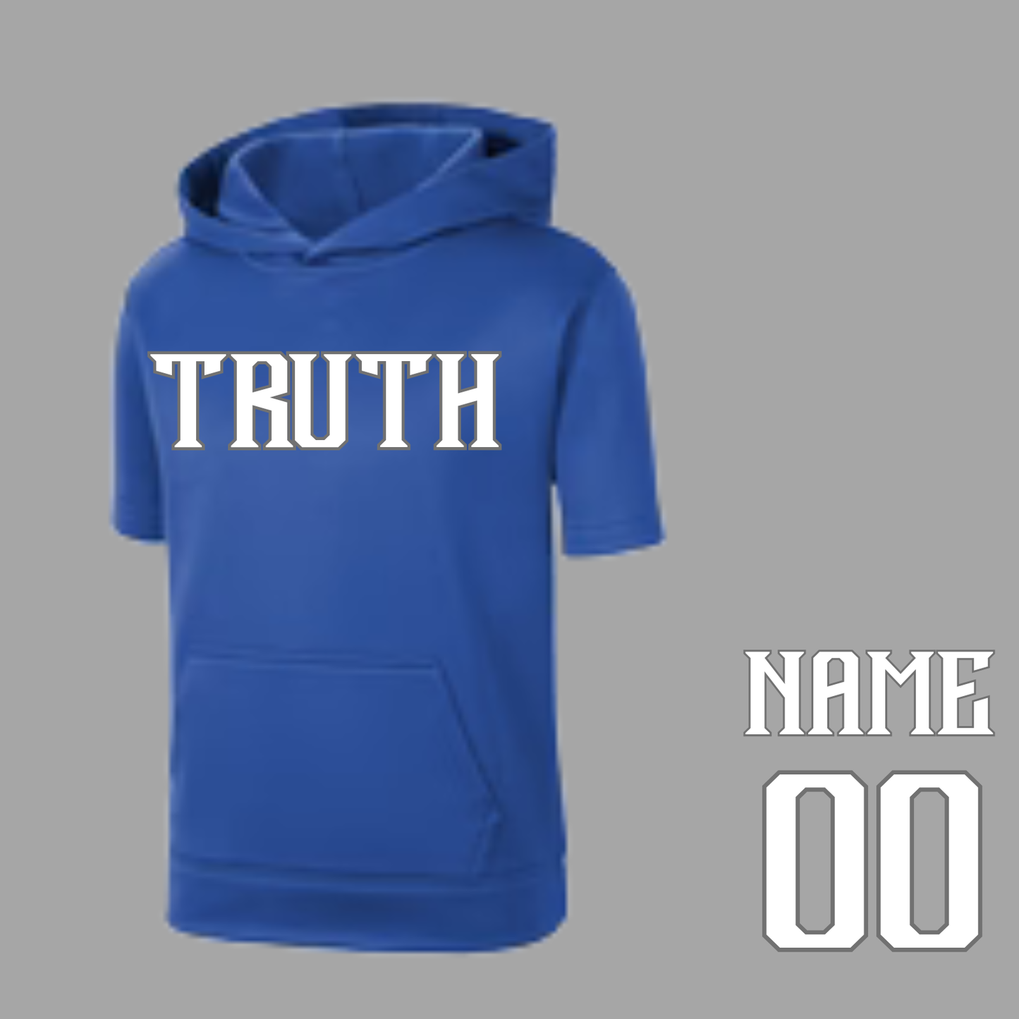Truth Short Sleeve Hooded Sweatshirt
